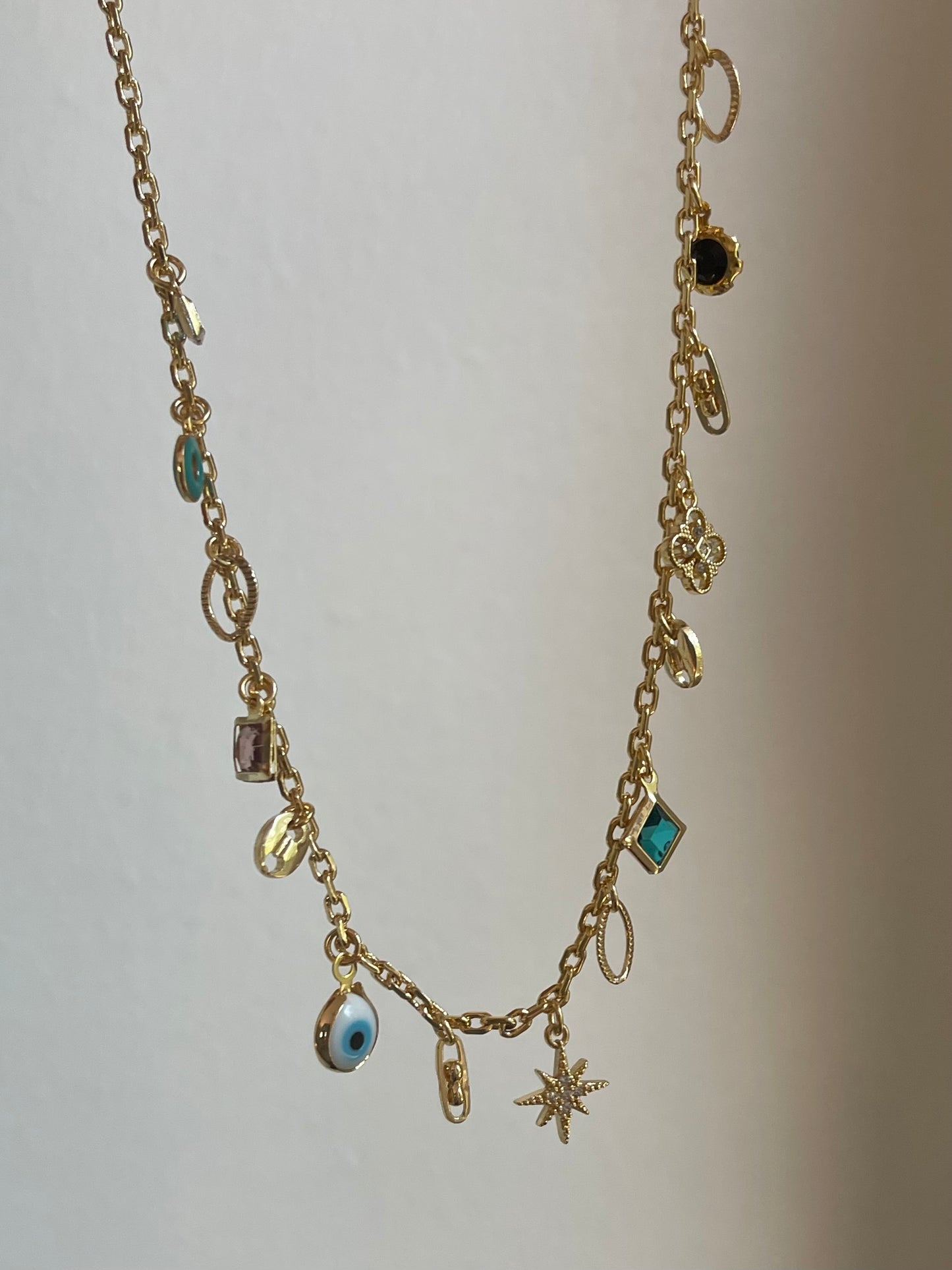 Dainty Charm Necklace 2.0 (Gold Plated)