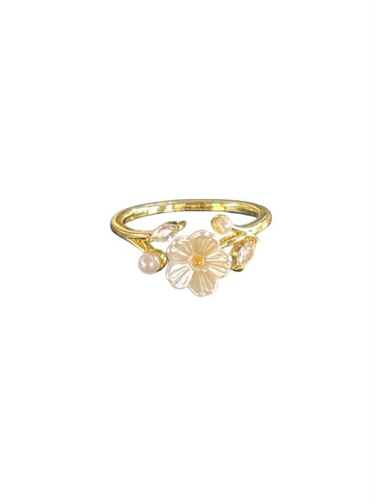 Dainty Flower Ring 2.0 (Gold Plated)