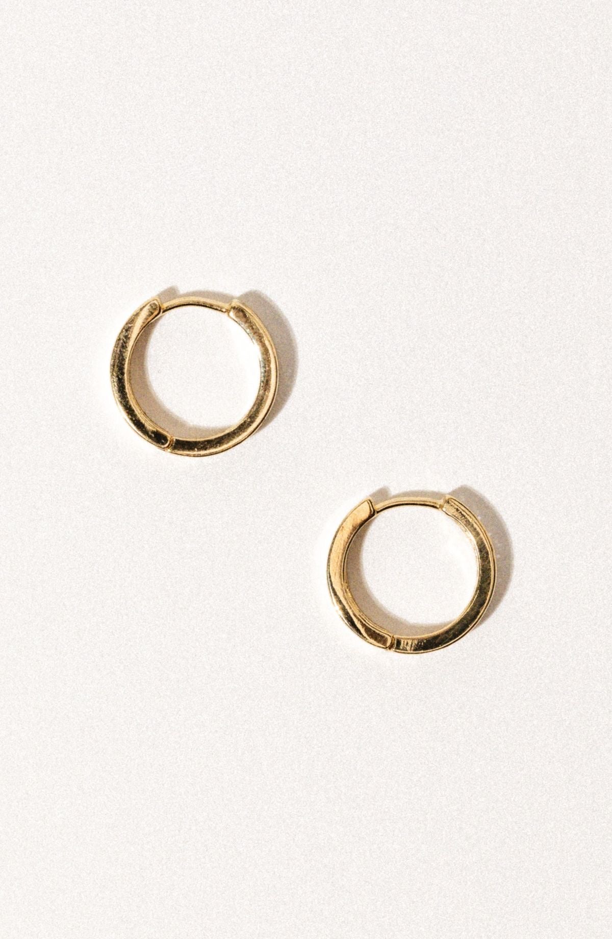 Midi Hoop Earrings (Gold Plated)