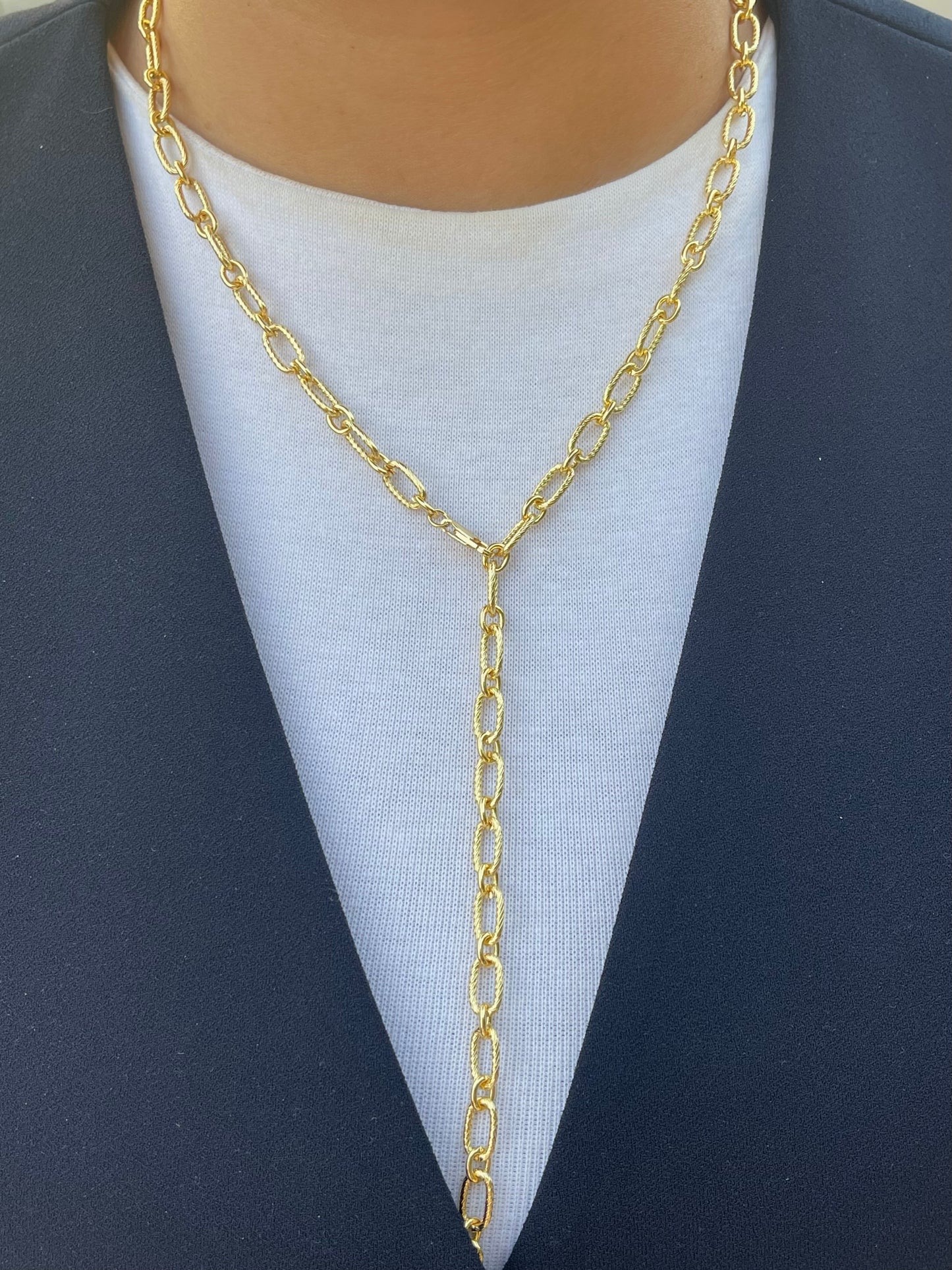 The Chain Drop Necklace (Gold Plated + Limited Edition)