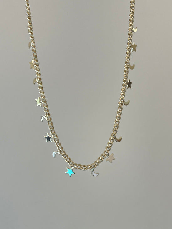 Celestial Star - Moon Choker (Gold Plated)
