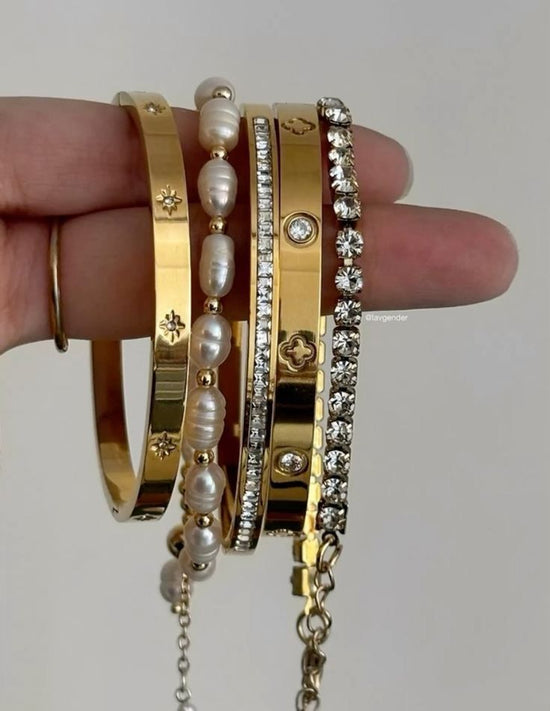 Starlight Cuff Bracelet (Stainless Steel)