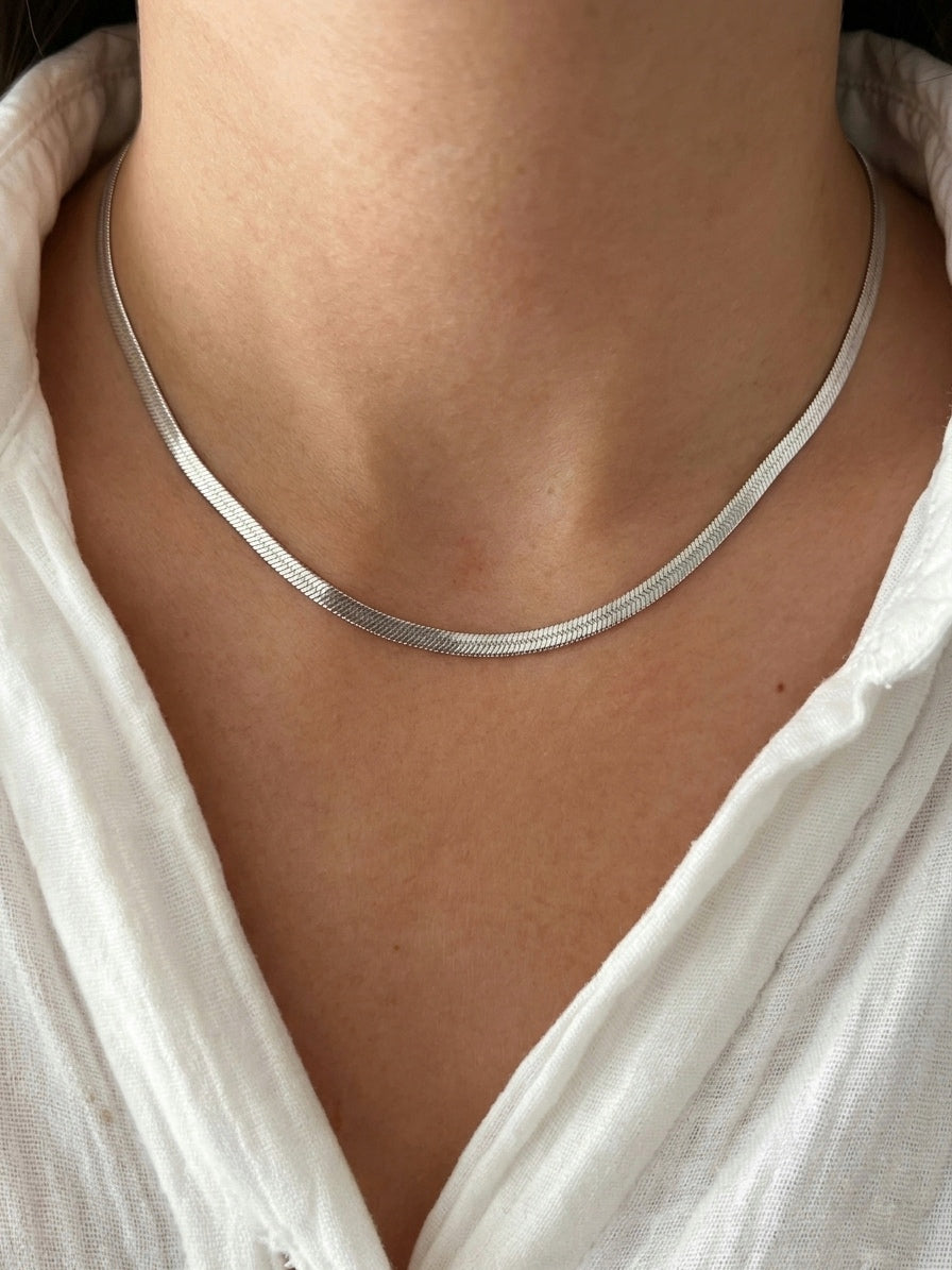 Everyday Snake Necklace (Stainless Steel)