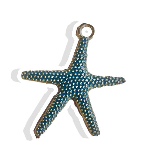 Realistic Starfish Charm- Gold Plated