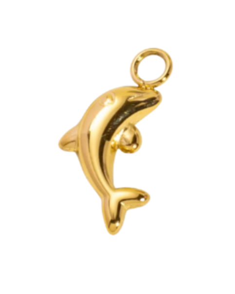 Mini Dolphin Charm (Stainless Steel)