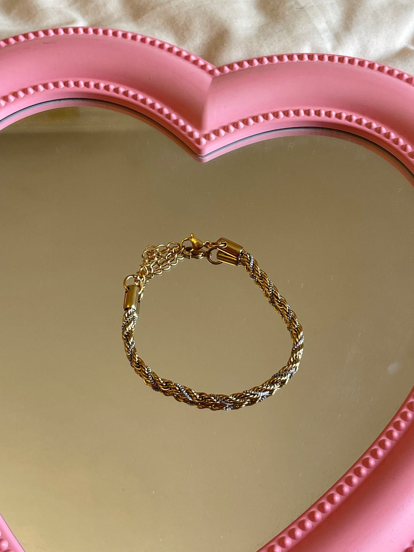 Mixed Twisted Bracelet (Stainless Steel)