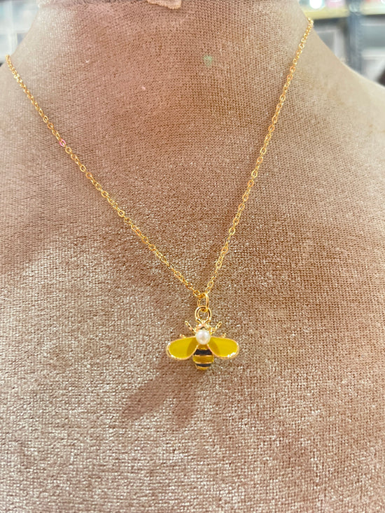 Bumble Bee Necklace