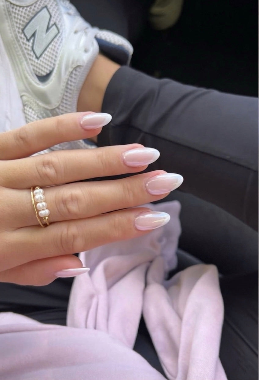 Dainty Pearl Ring (Stainless Steel)