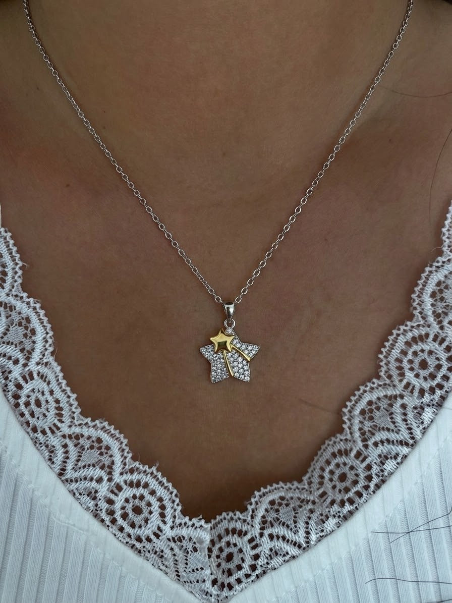 Crystal Star Necklace 2.0 (Stainless Steel)