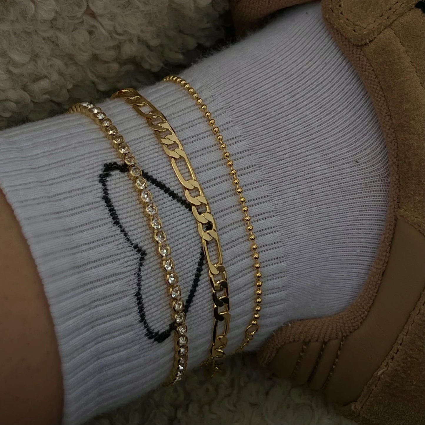 Everyday Chained Anklet