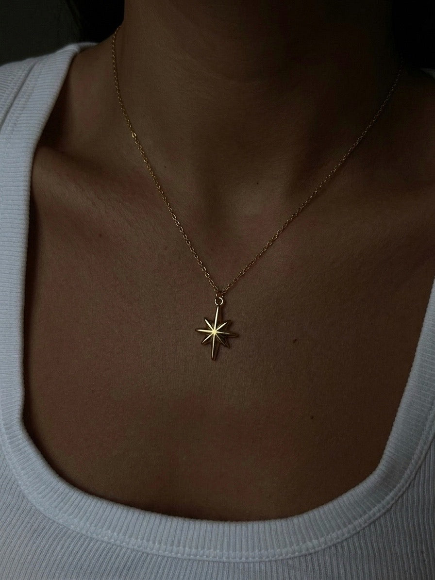 Starburst Necklace (Stainless Steel)