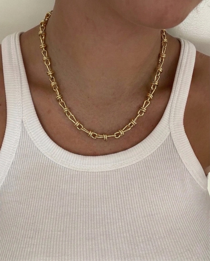 original chunky chain necklace (gold plated)