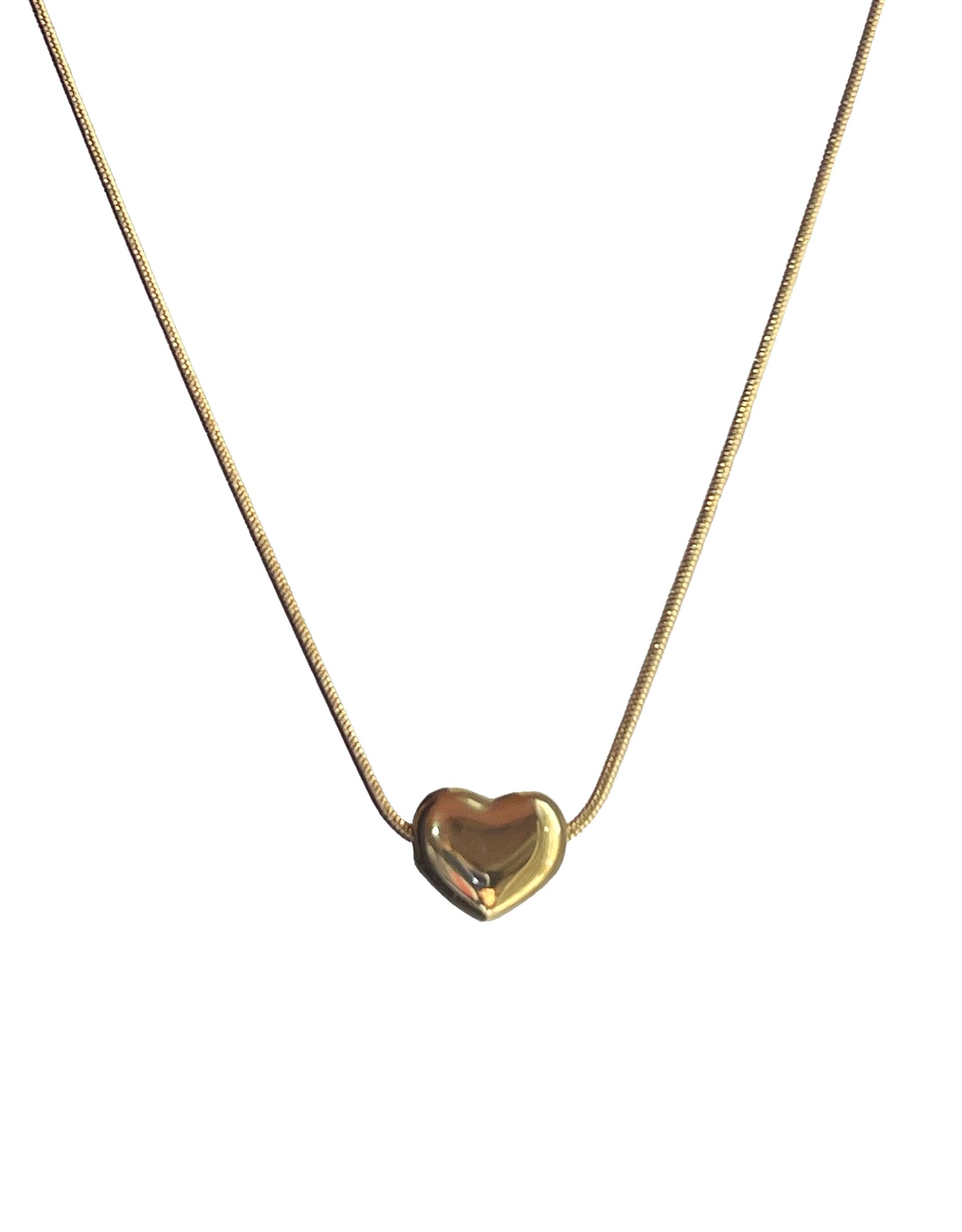 Minimal Heart Necklace 2.0 (Stainless Steel)