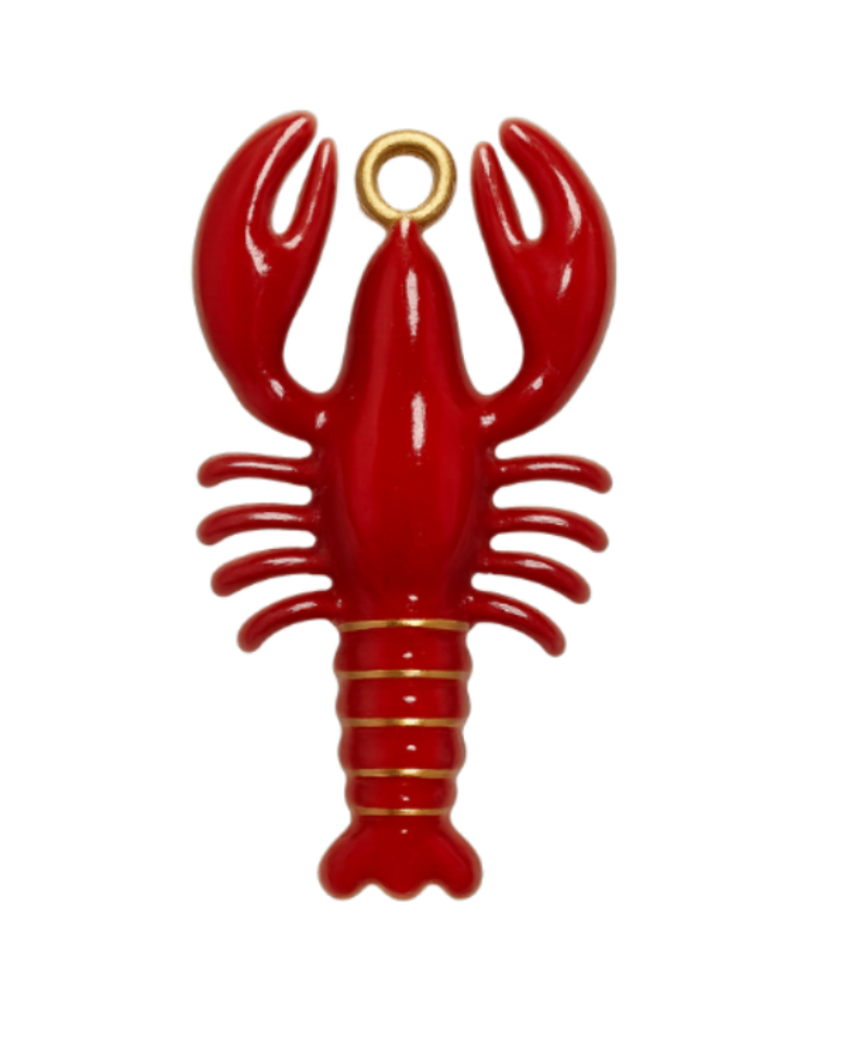 Red Lobster Charm- Stainless Steel