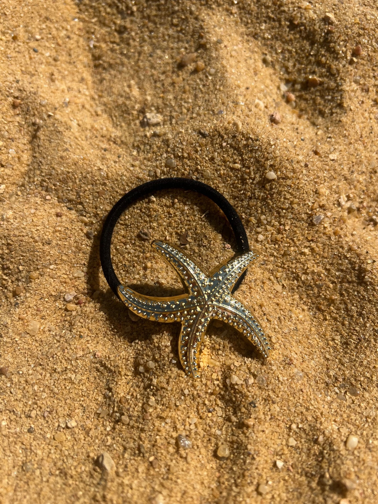 Starfish Gold Hair Tie