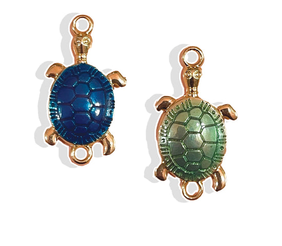 Sea Turtle- Gold Plated Charm