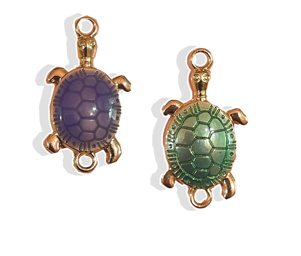 Sea Turtle- Gold Plated Charm