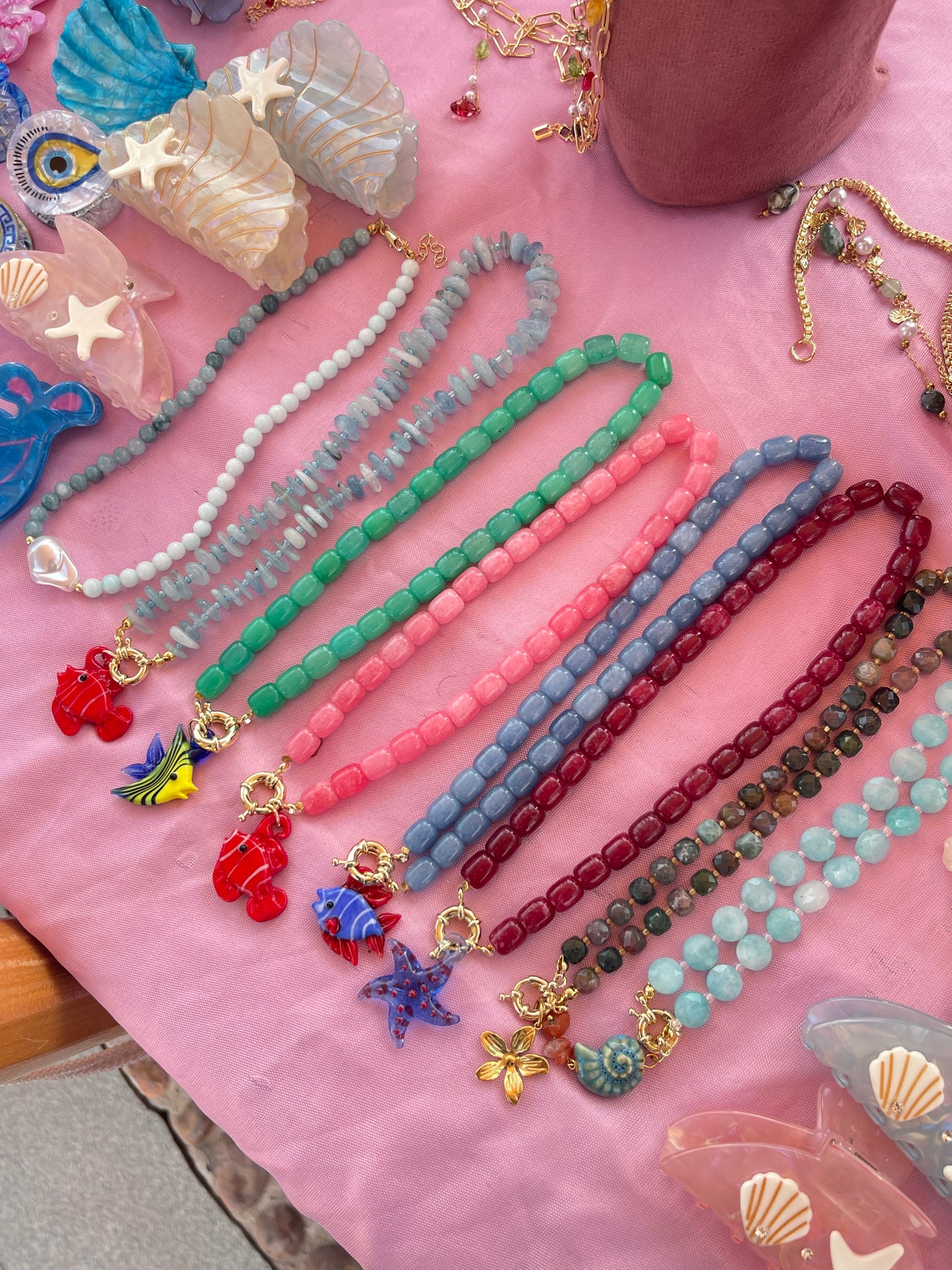 Seashell Statement Necklace
