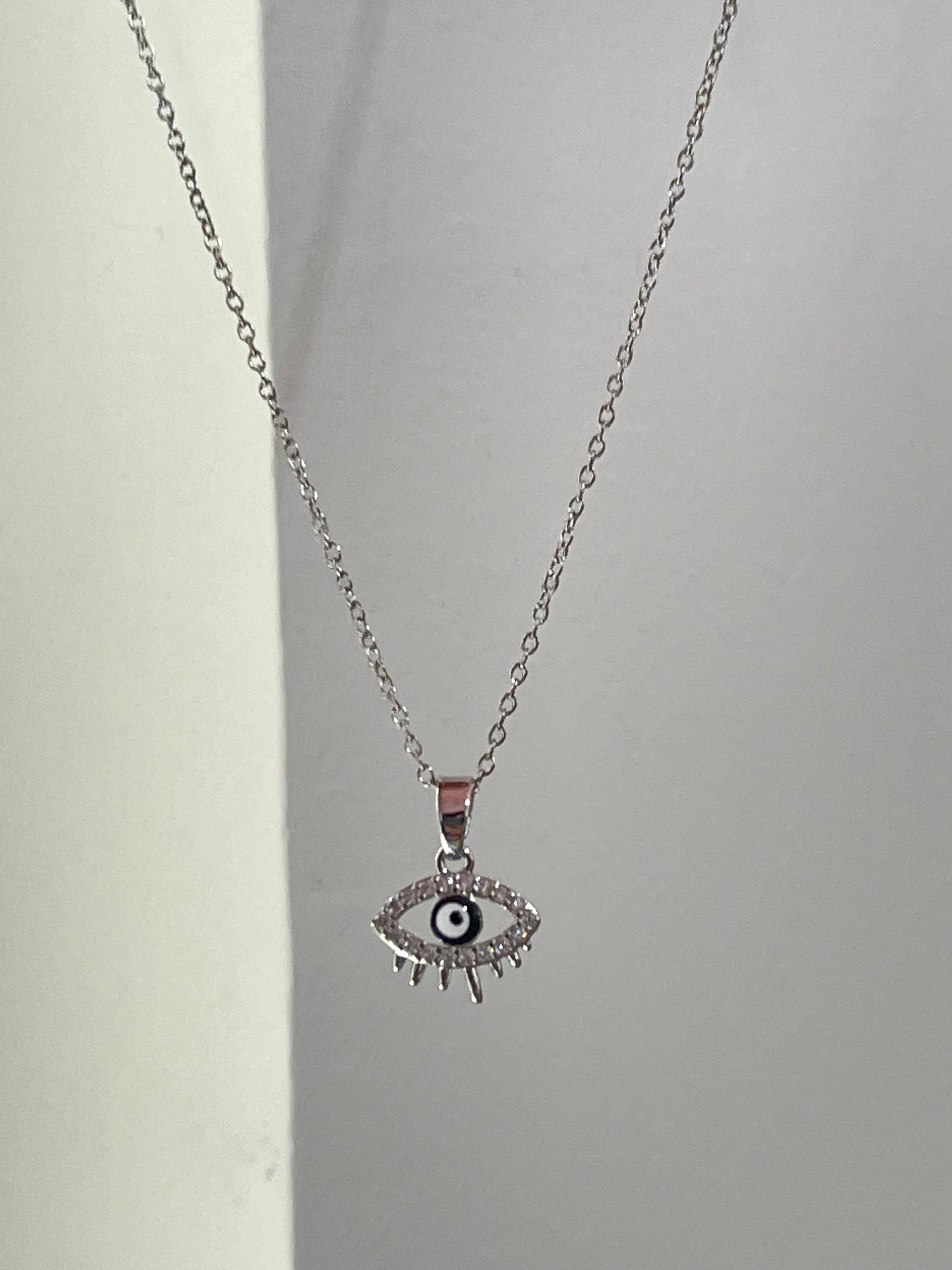 Evil Eye Necklace - Stainless Steel