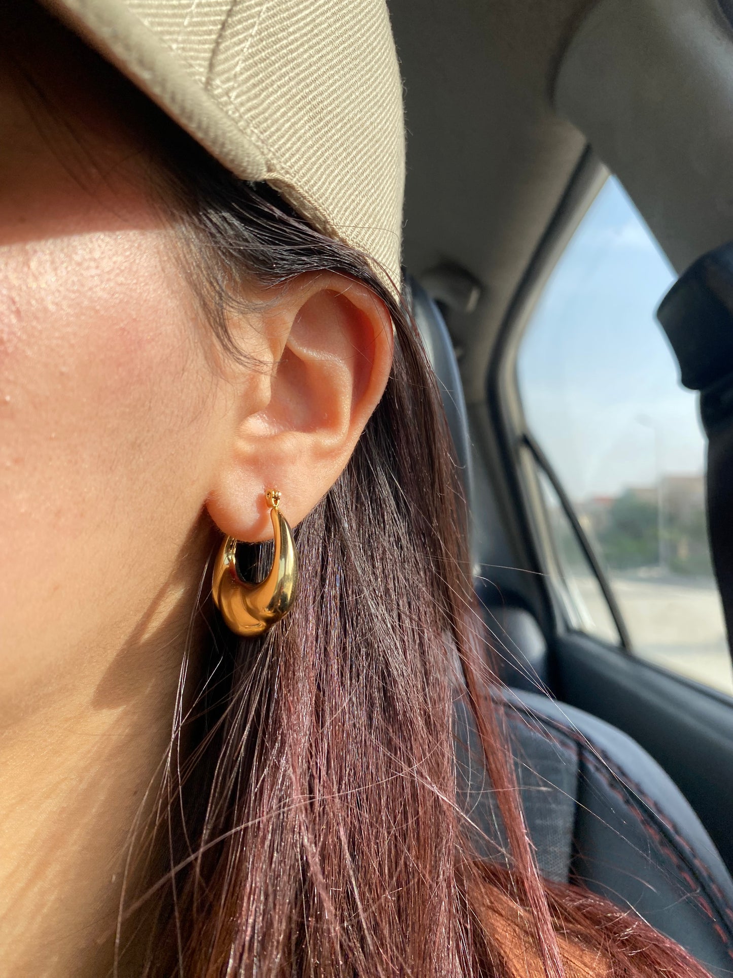 Curvy Everyday Hoops (Gold Plated)