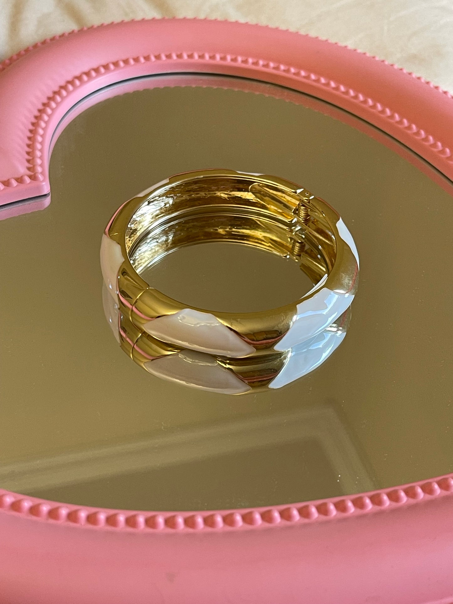 Statement Chunky Bangle - Gold Plated + Limited Edition