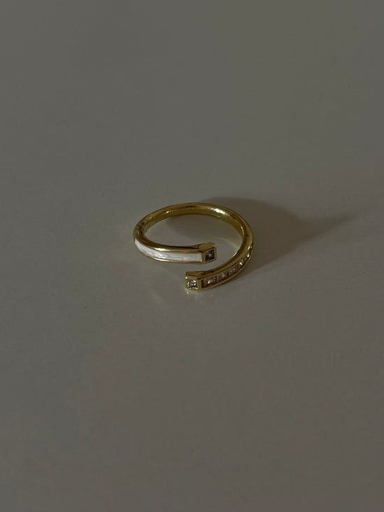 Tennis Crystal Ring 2.0 (Gold Plated)