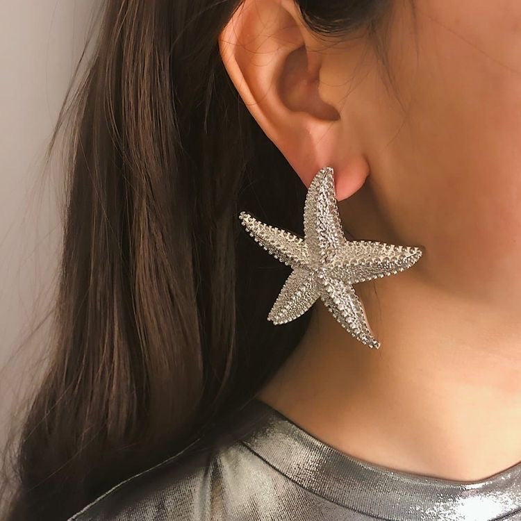 Starfish Statement Earrings
