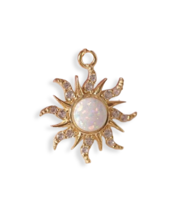 Pink Rapunzel- Gold Plated Charm
