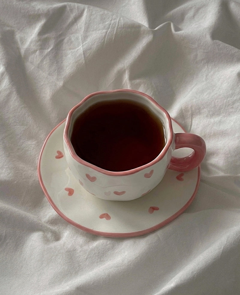 Mini Hearts Mug Set💌 (coaster included)