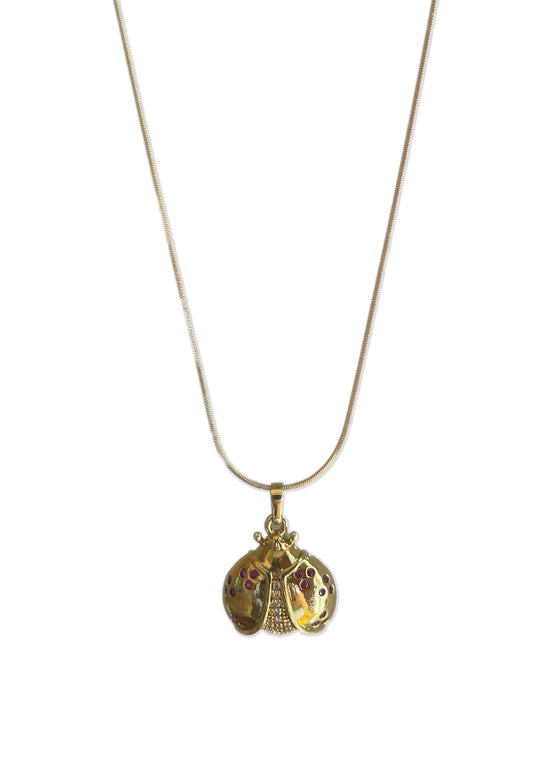Bumble Bee Necklace (Stainless Steel)