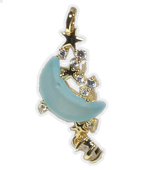 Moon-Light Charm- Gold Plated