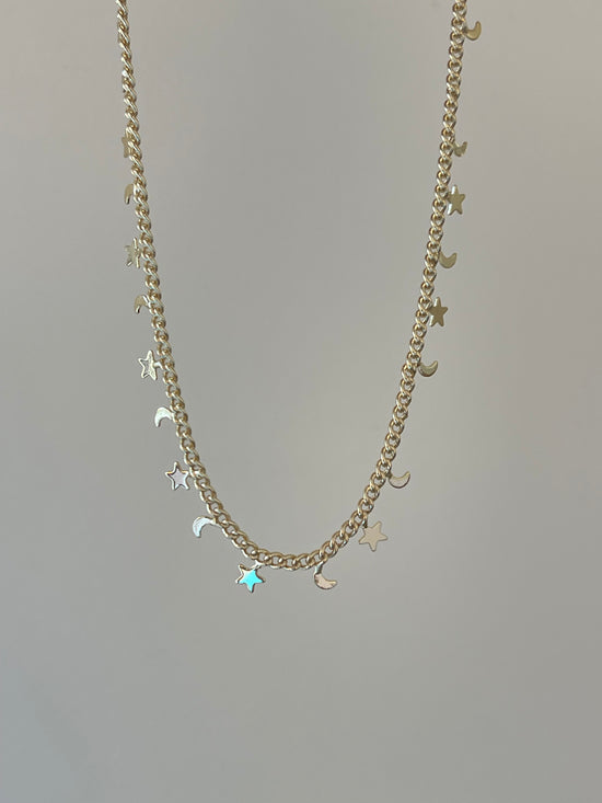 Celestial Star - Moon Choker (Gold Plated)