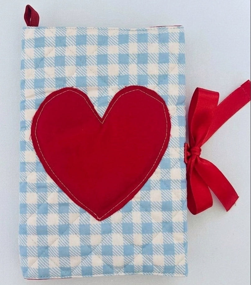Embroidered Heart Journal Cover!💌