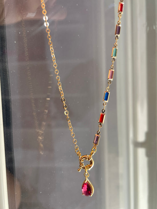 Go-To Rainbow Necklace 2.0- Gold Plated