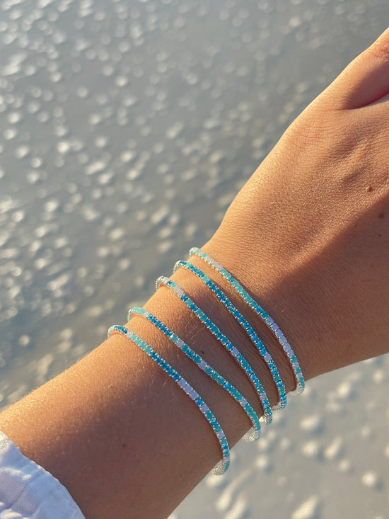 Stretchy Tennis Bracelets (Sold in Ones)