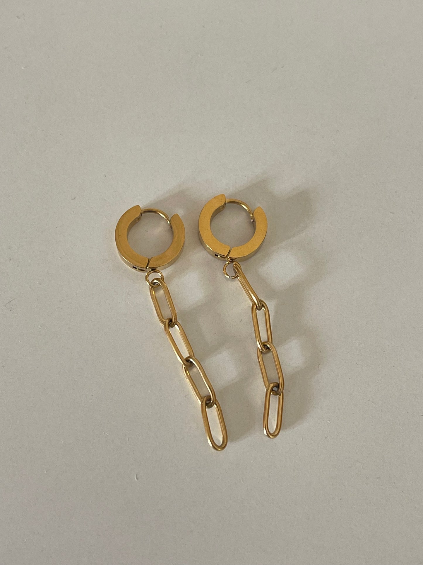 Chain Dangle Earrings (Stainless Steel)