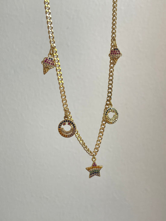 Dainty Charm Necklace 4.0 (Gold Plated)