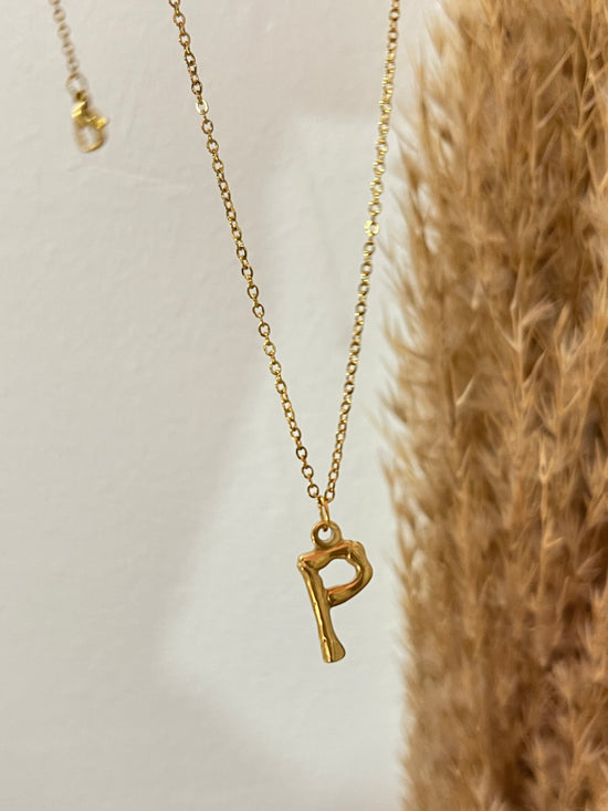Bubble Letter Necklace 2.0 (Stainless Steel)
