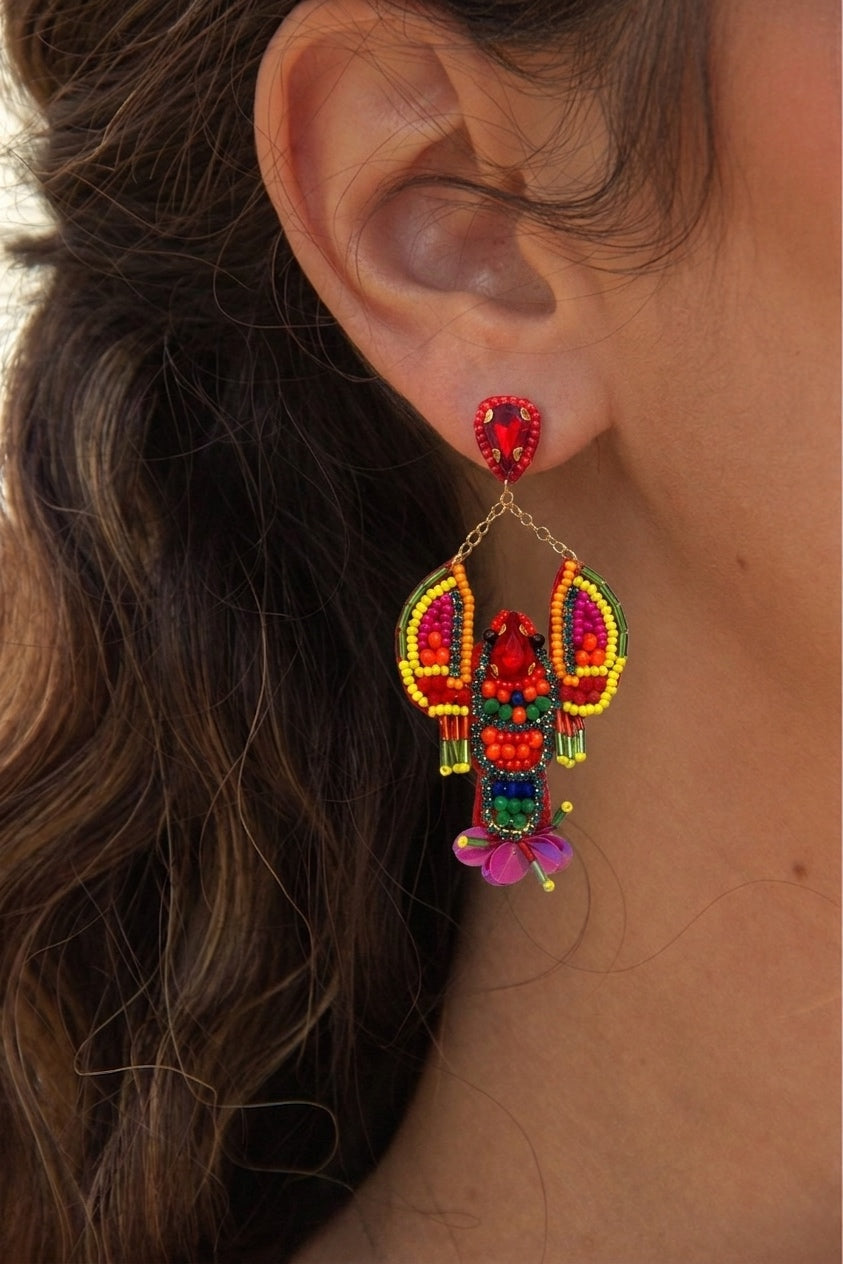 Statement Lobster Earrings🦞