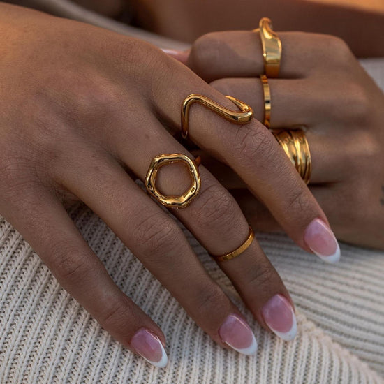 Statement Circle Ring- Stainless Steel