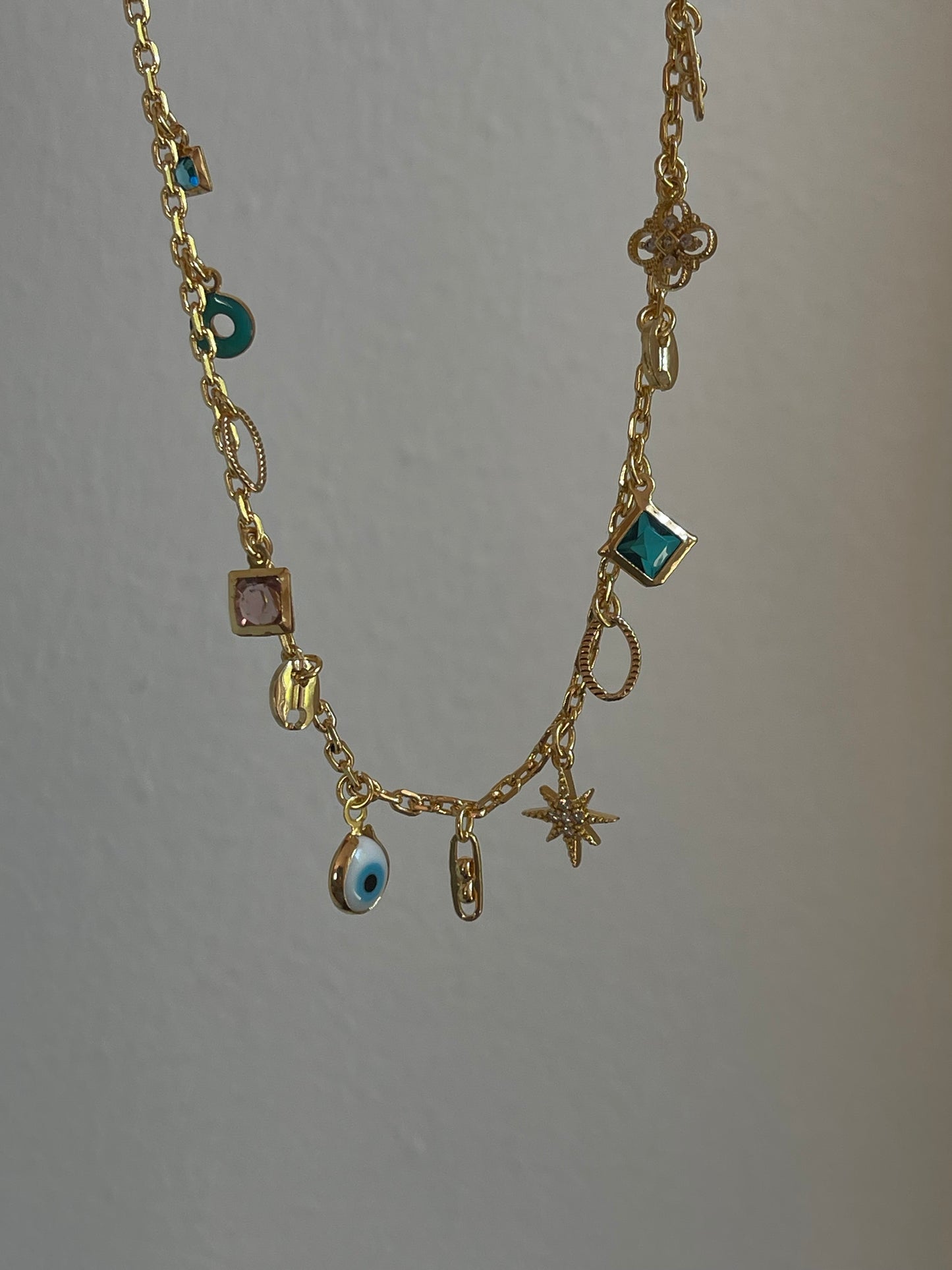 Dainty Charm Necklace 2.0 (Gold Plated)