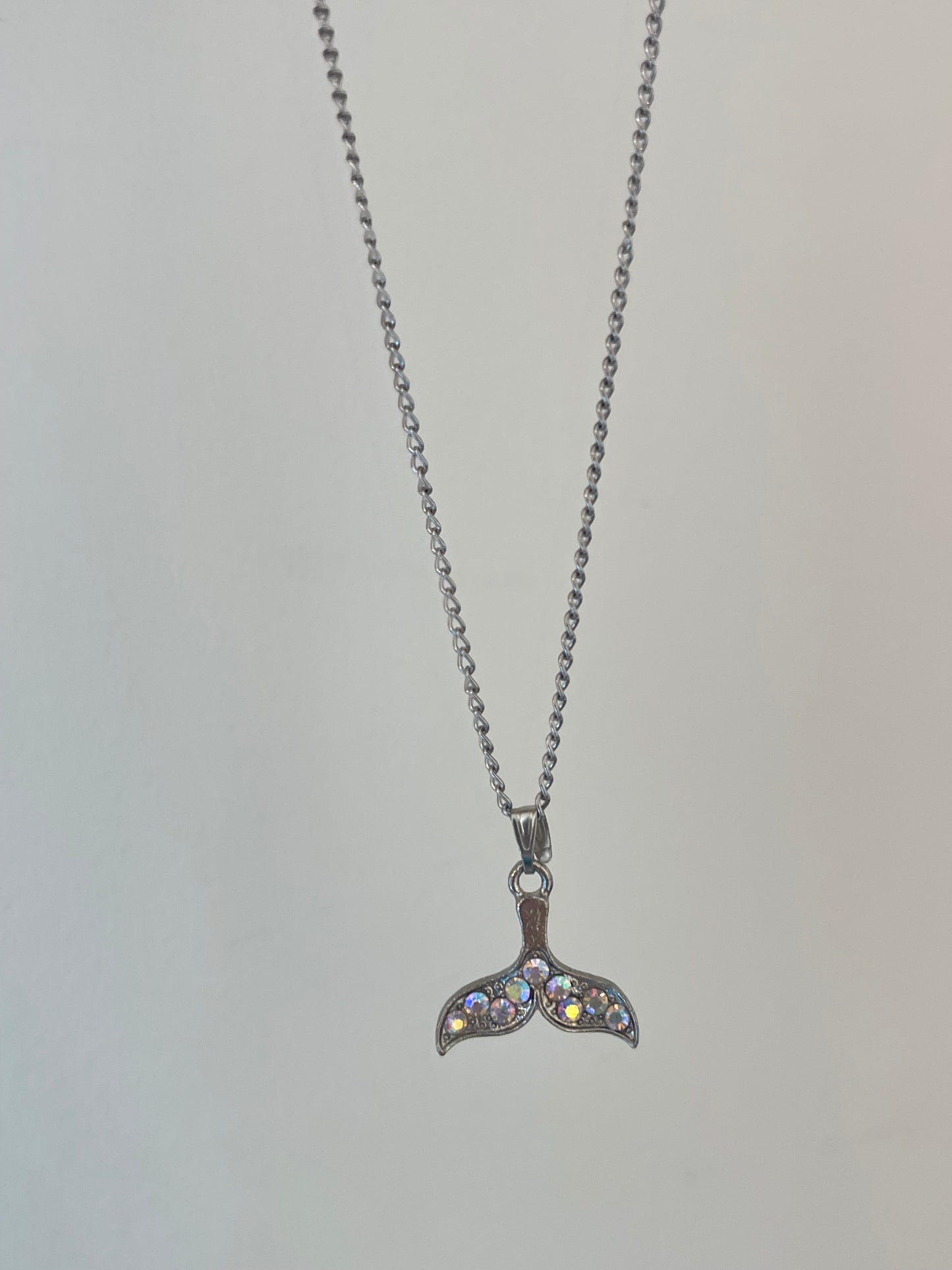 Crystal Dolphin Tale Necklace