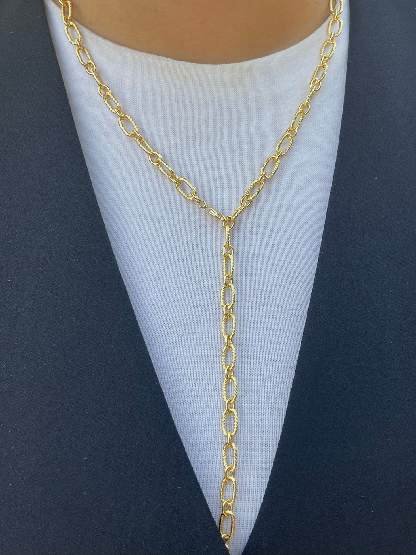 The Chain Drop Necklace (Gold Plated + Limited Edition)