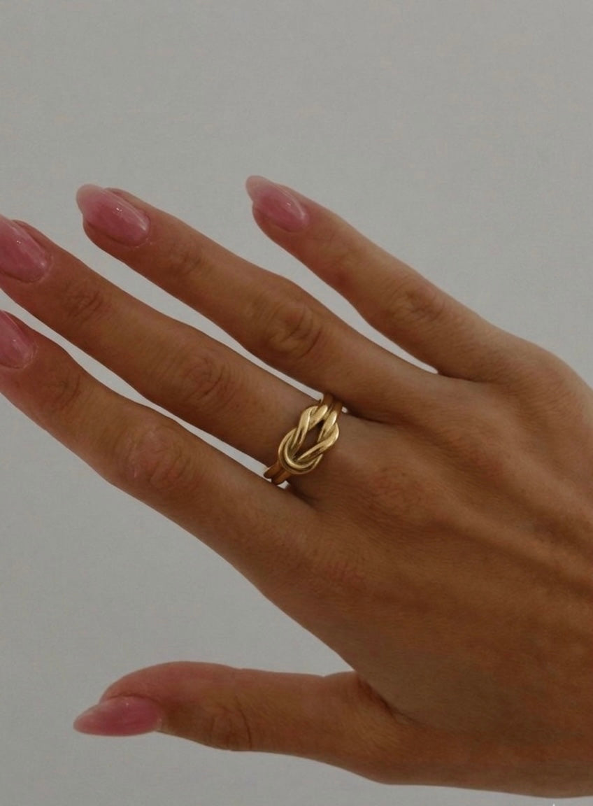 Knot Chunky Ring (stainless steel)