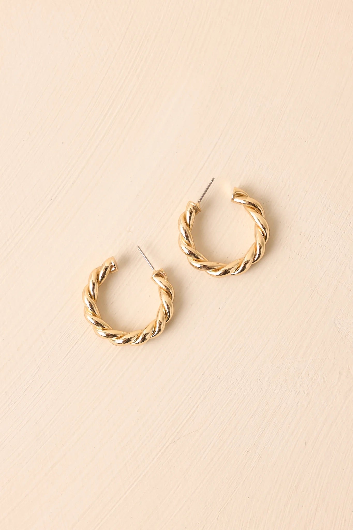 Twisted Hoop Earrings