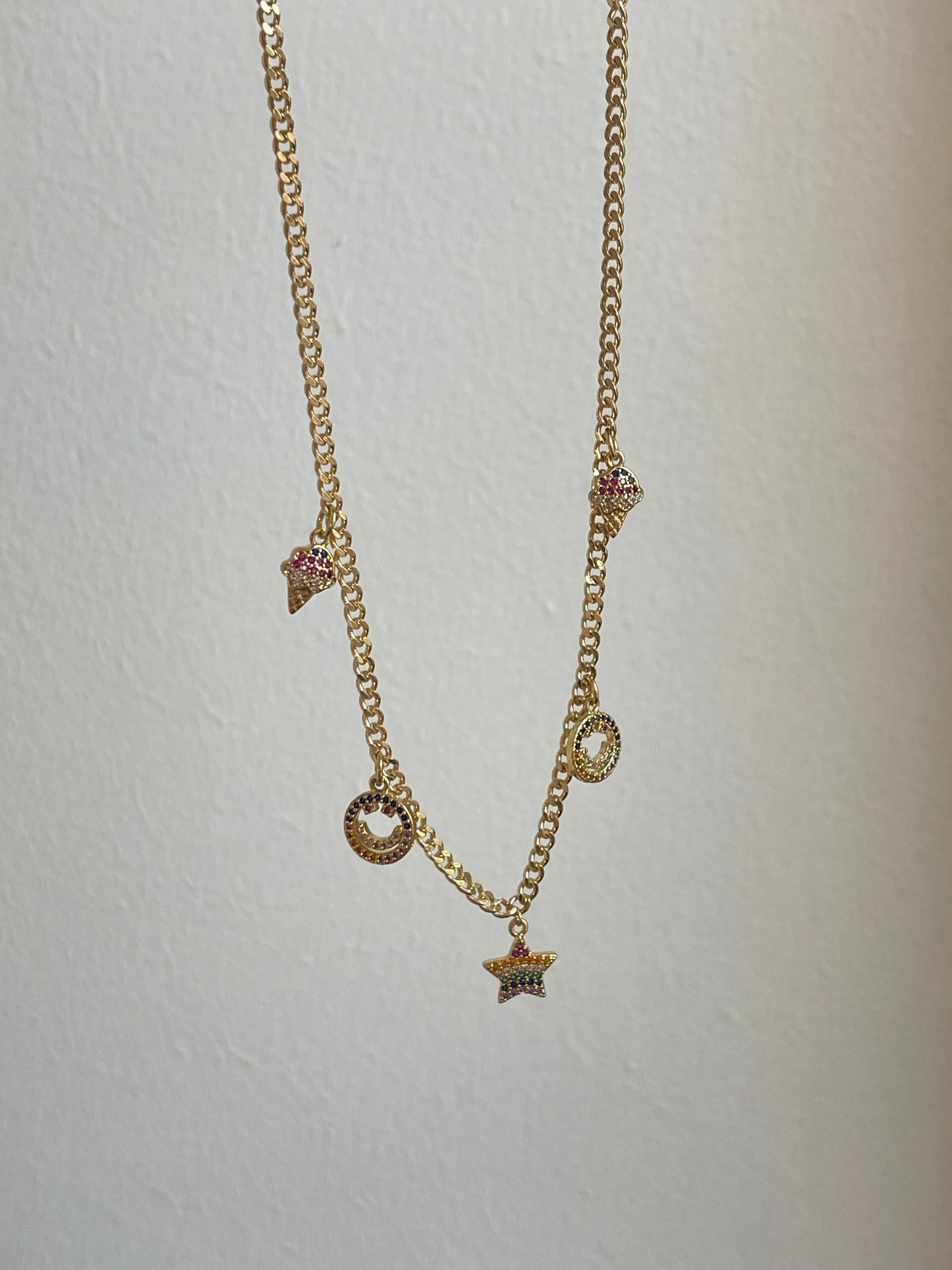 Dainty Charm Necklace 4.0 (Gold Plated)