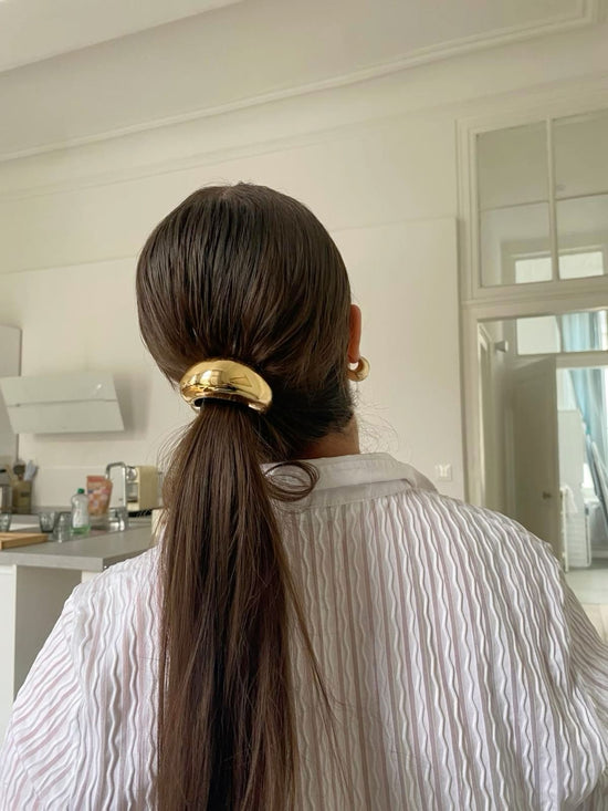 Chunky Gold Hair Tie