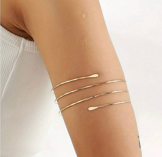 Twisted Arm Cuff- Stainless Steel