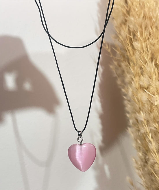 Iconic Heart Stone Necklace