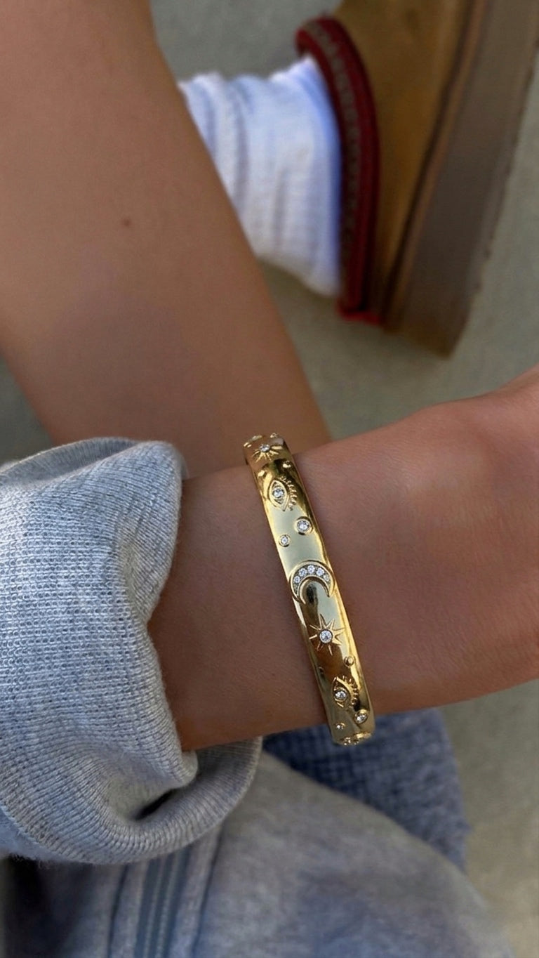 Celestial Cuff Bracelet 2.0 (Stainless Steel)